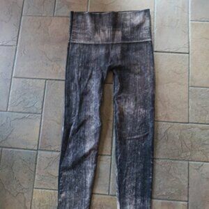 M. Rena Patterned Tights Dark Taupe/Black B2361USBT VGUC Size OS (Not Plus)